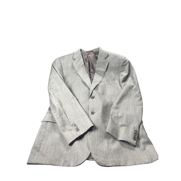 Joseph Abboud Other - Joseph Abboud Mens 44R 38W Gray Pinstripe Wool Blend Blazer Suit Jacket